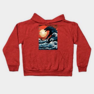 Kanagawa Monster Kids Hoodie